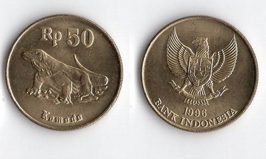 INDONEZJA 1996 50 RUPIAH