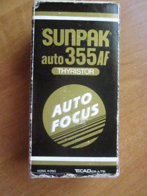 Lampa błyskowa SUNPAK auto355af thyristor.