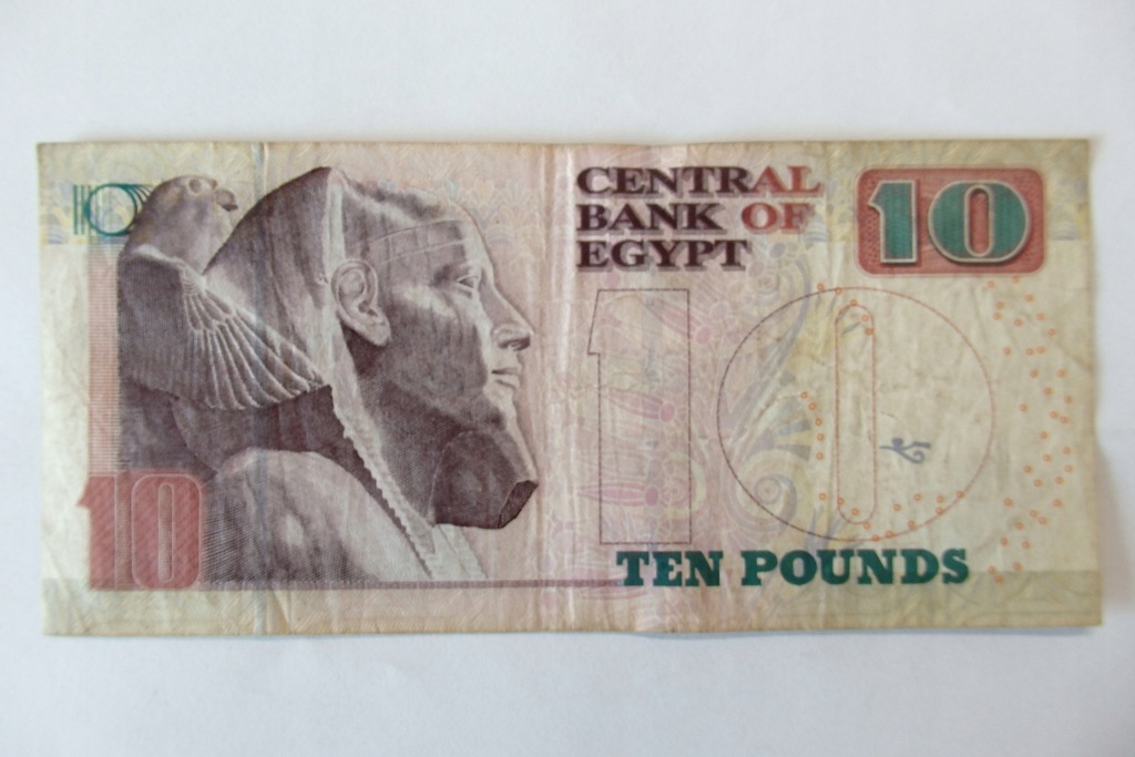 Banknot Egipt 10 Funtów BCM(X1493)
