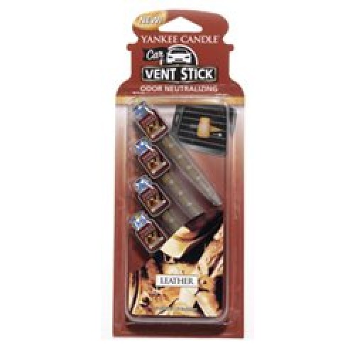 Yankee Candle Car VENT STICK Leather Zapach doAuta