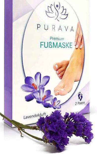 Purava maska do stóp 2pary 80ml, efekt w kilka dni