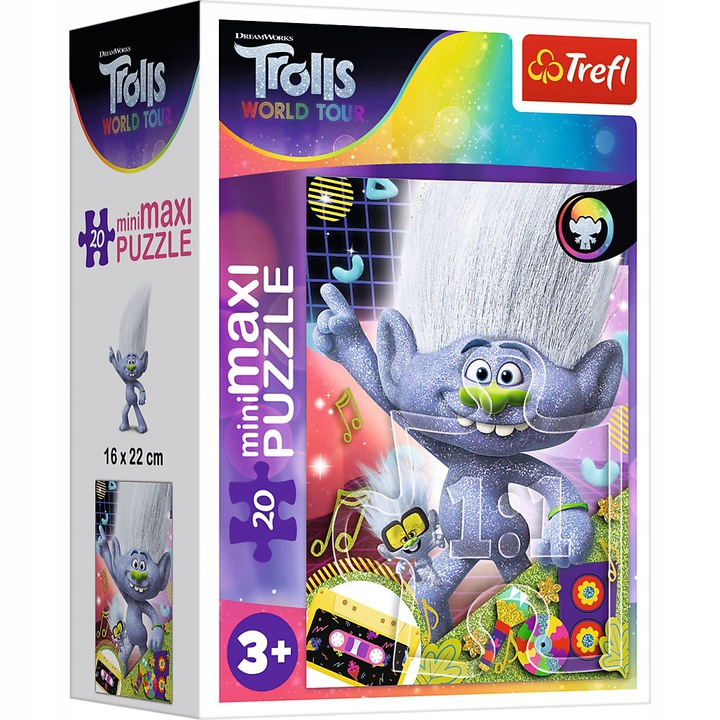 Puzzle 20 el. mini Maxi Trolle Trolls Trefl 21093