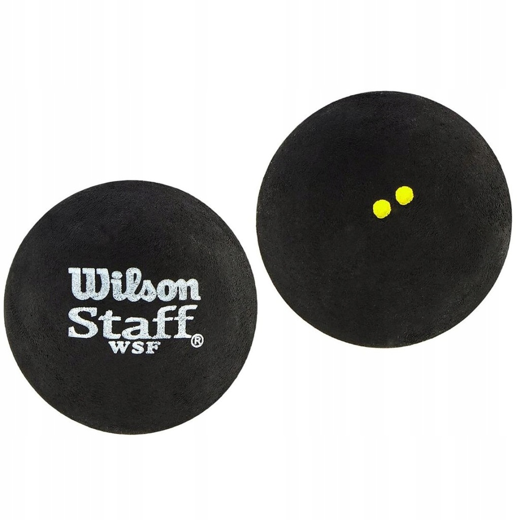 PIŁKA DO SQUASHA WILSON STAFF 2SZT DOUBLE YELLOW DOT EXTRA SLOW