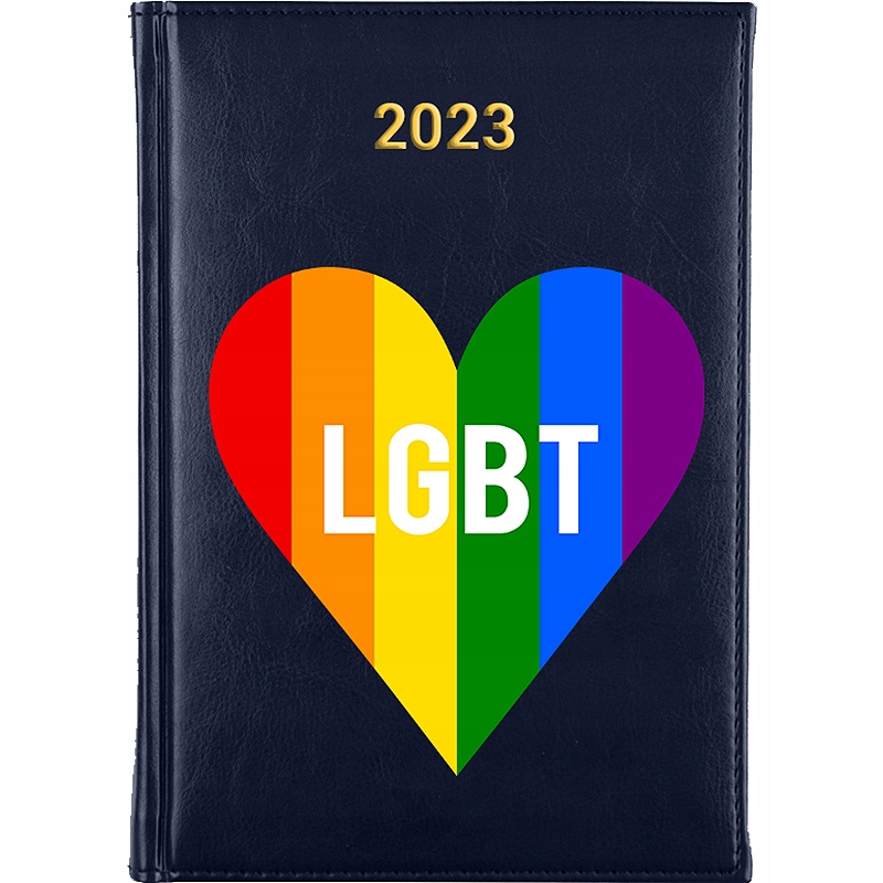 Kalendarz A5 2023 GRANAT LGBT Pride Month Wzory 12323341718