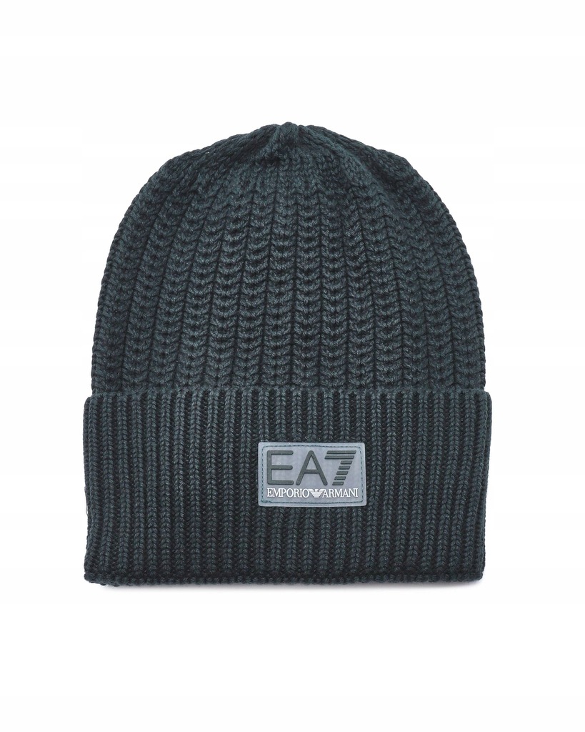 Emporio Armani czapka zimowa beanie zielony rozmiar S