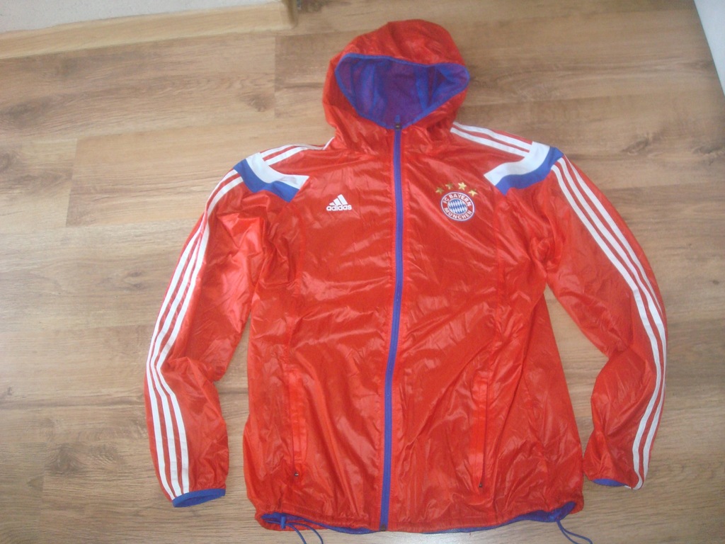 BLUZA ORTALIONOWA ADIDAS BAYERN MONACHIUM JAK NOWA