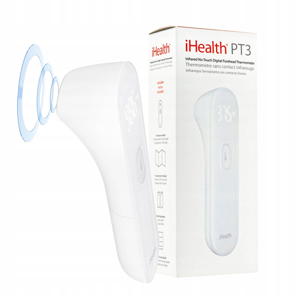 Termometr iHealth PT3 bezdotykowy 63B74 12451017290 oficjalne