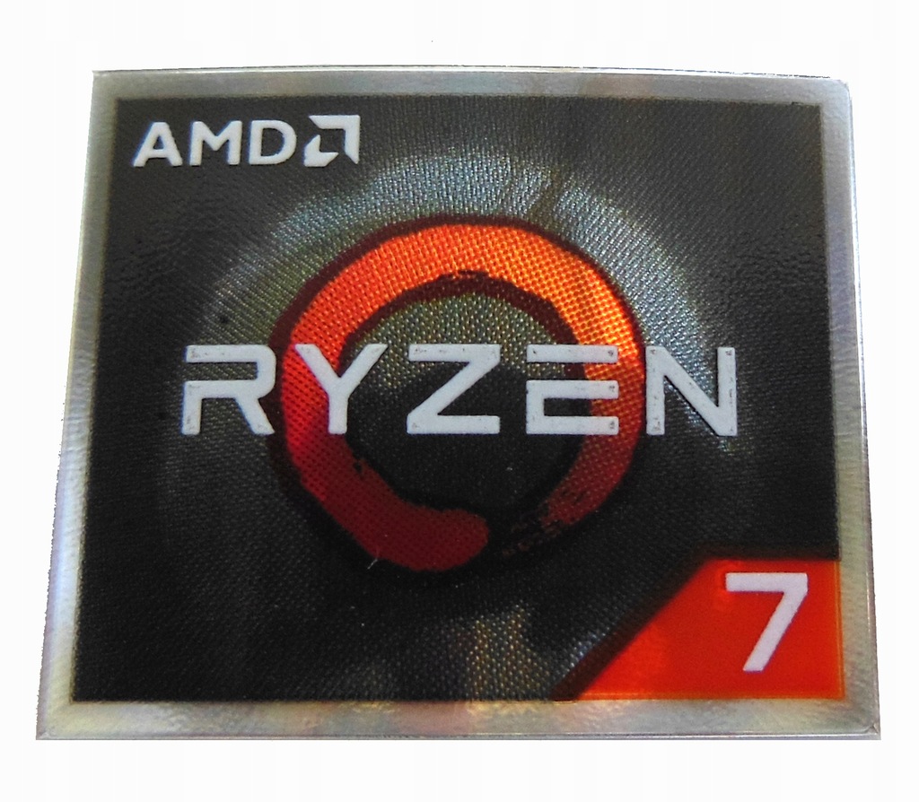 AMD Ryzen 7 naklejka sticker trzecia generacja