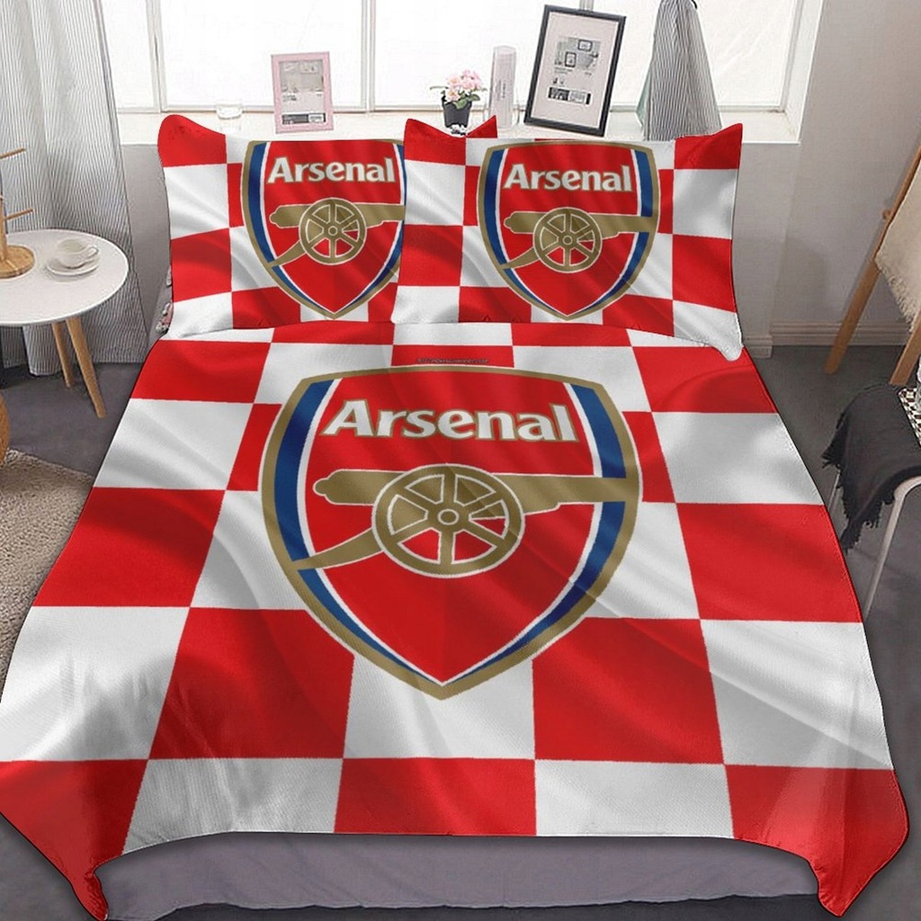 KOMPLET POŚCIELI 160x200 arsenal fc 4k logo creati