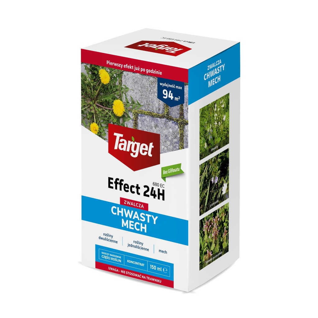 EFFECT 24H 150ml – Środek na Chwasty i Mech – Szybkie Odchwaszczanie