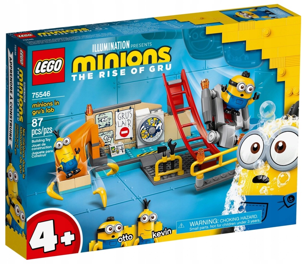 LEGO MINIONS 75546 Minionki w Laboratorium GRU 4+