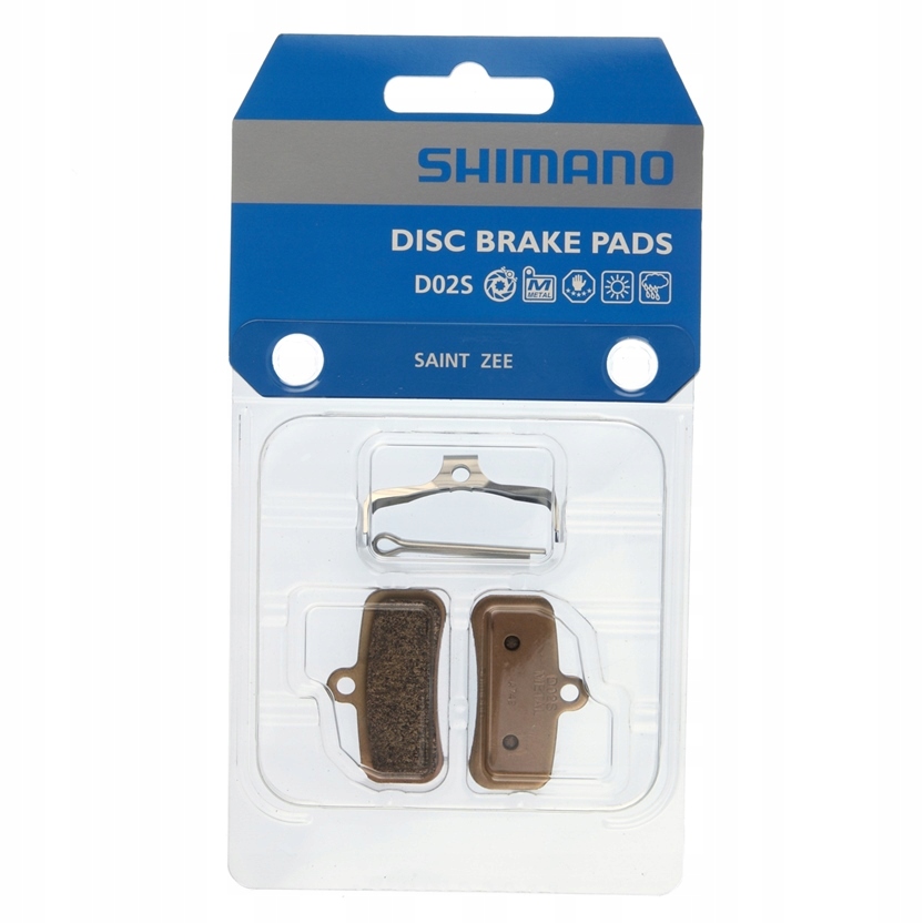 Okładziny SHIMANO D02S Metaliczne SAINT ZEE