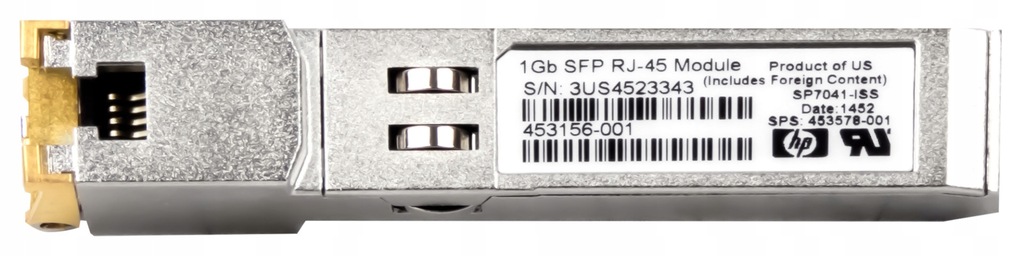 Купить HP 453156-001 МОДУЛЬ SFP RJ45 1 ГБ 453578-001: отзывы, фото, характеристики в интерне-магазине Aredi.ru