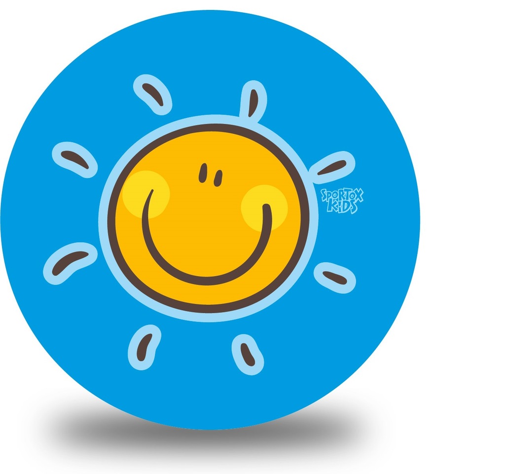 Piłka PVC Sportox Kids 230mm - Słonko Artyk