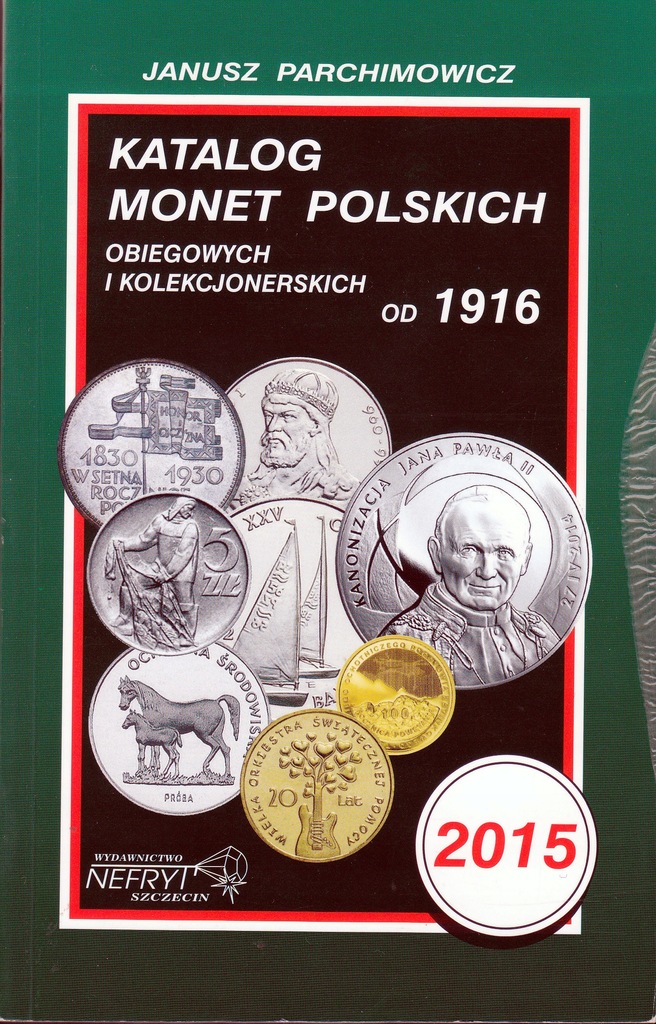 J. PARCHIMOWICZ - Katalog monet z 1915 roku.