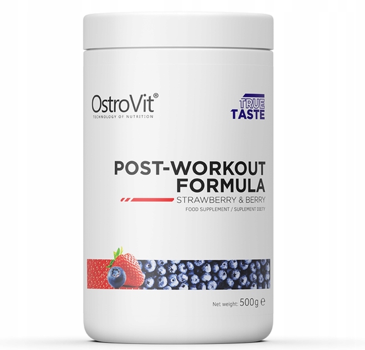 OstroVit Post-Workout Formula 500g Truskawka-jagod