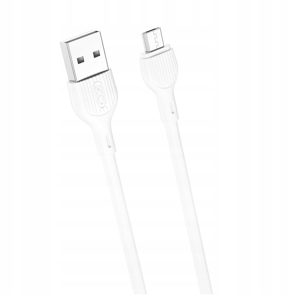 XO kabel NB200 USB - microUSB 1,0m 2.1A biały