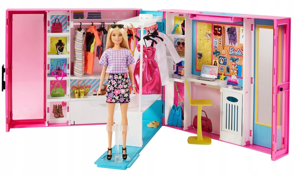 Barbie Fashionistas Wymarzona Szafa Gbk10 9595551264 Oficjalne Archiwum Allegro