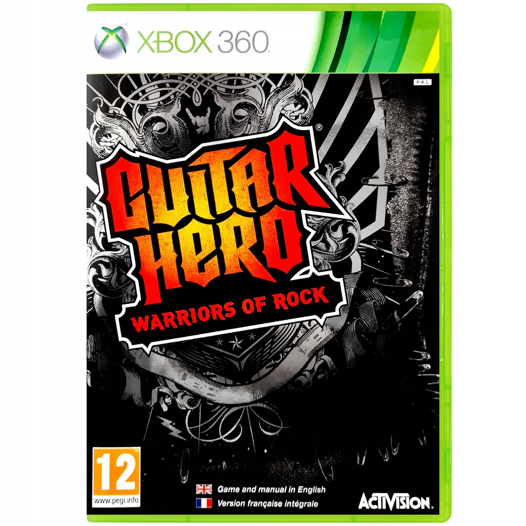 Guitar Hero Warriors Of Rock Xbox 360 Pudełkowa