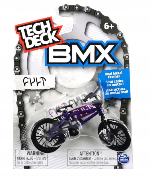 6028602 ROWER NA PALCE BMX TECH DECK FULT FIOLETOWY