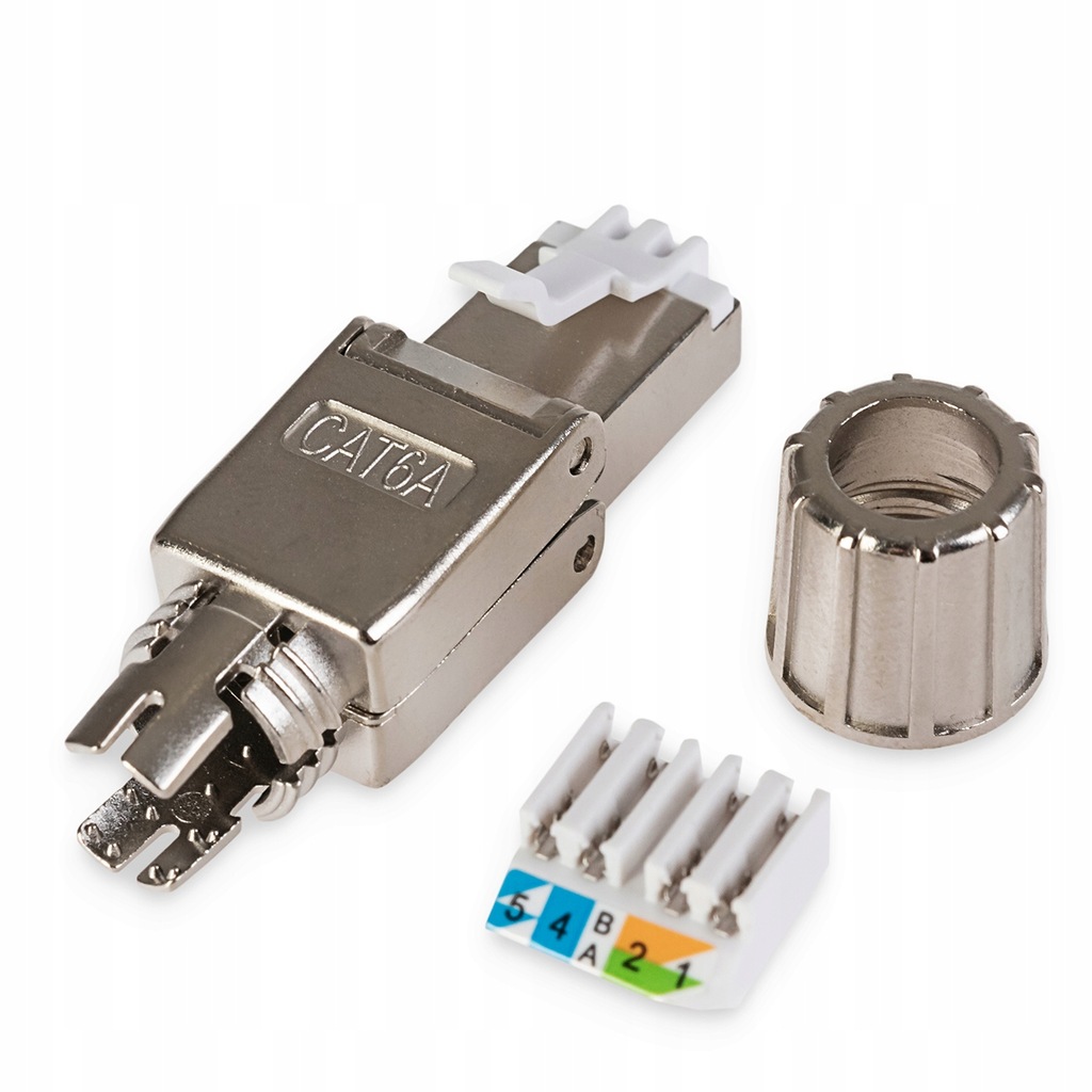 Купить Сетевой разъем RJ45 CAT6A, быстрая установка без инструментов ...