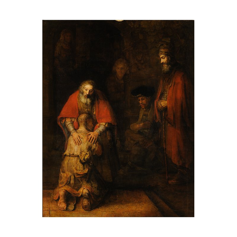 Obraz Rembrandt - Powrót Syna... 175x135 Biblia