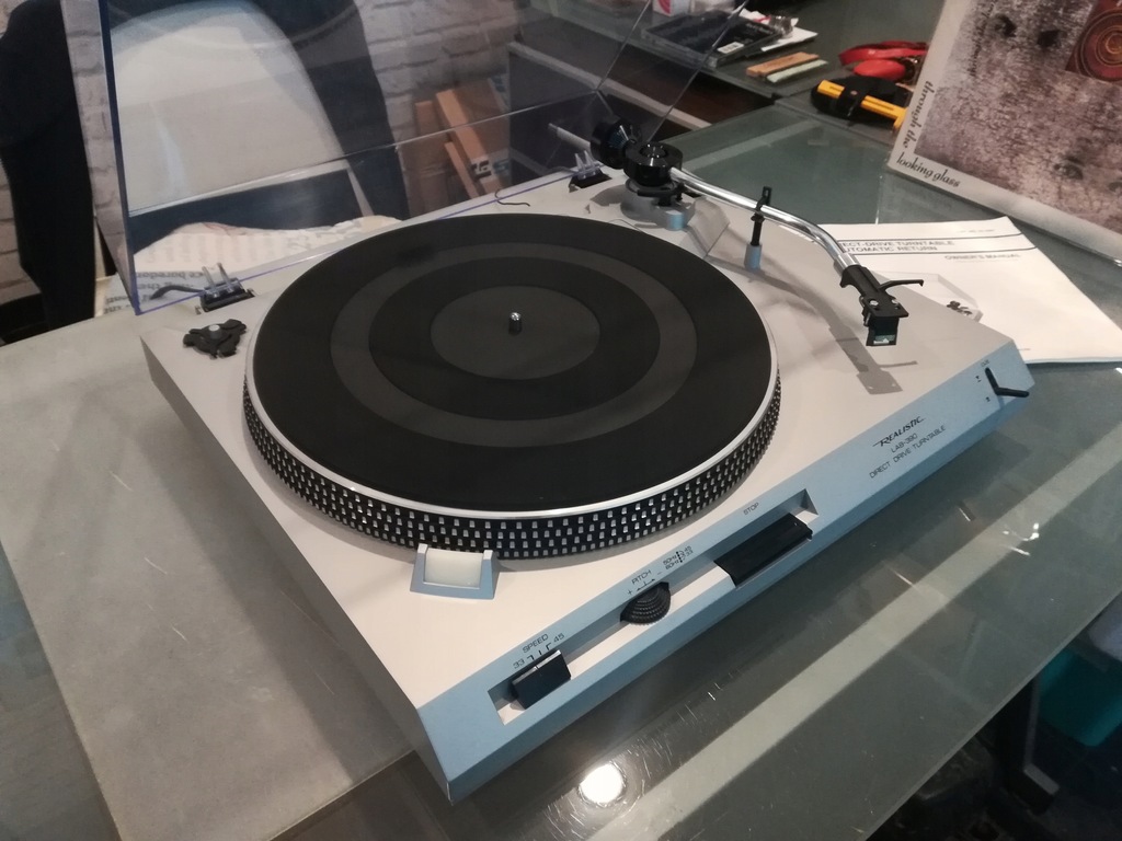 Gramofon REALISTIC LAB390 12620627081 oficjalne archiwum Allegro