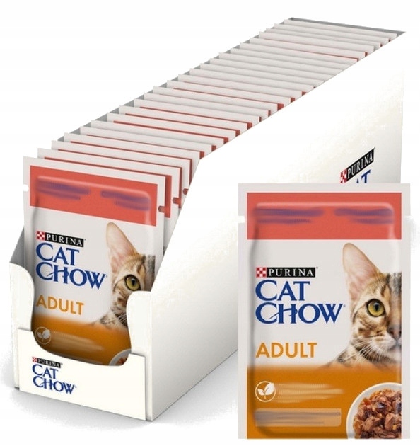 PURINA CAT CHOW Wołowina i Bakłażan saszetka 26x85g