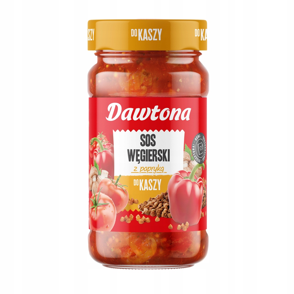 Sos węgierski z papryką do kaszy 550g Dawtona