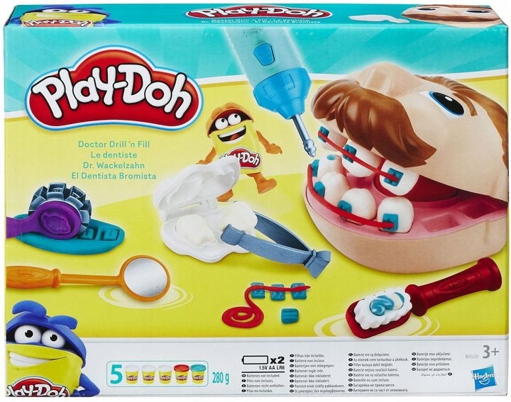 Купить HASBRO PLAY-DOH CASTRY DENTIST B5520: отзывы, фото, характеристики в интерне-магазине Aredi.ru