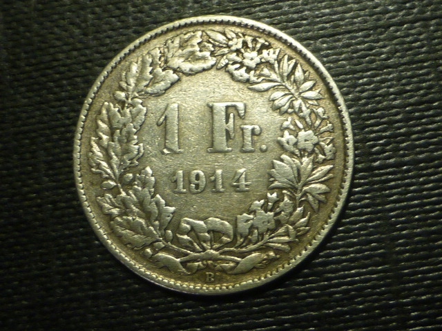 1 Frank 1914r.srebro.