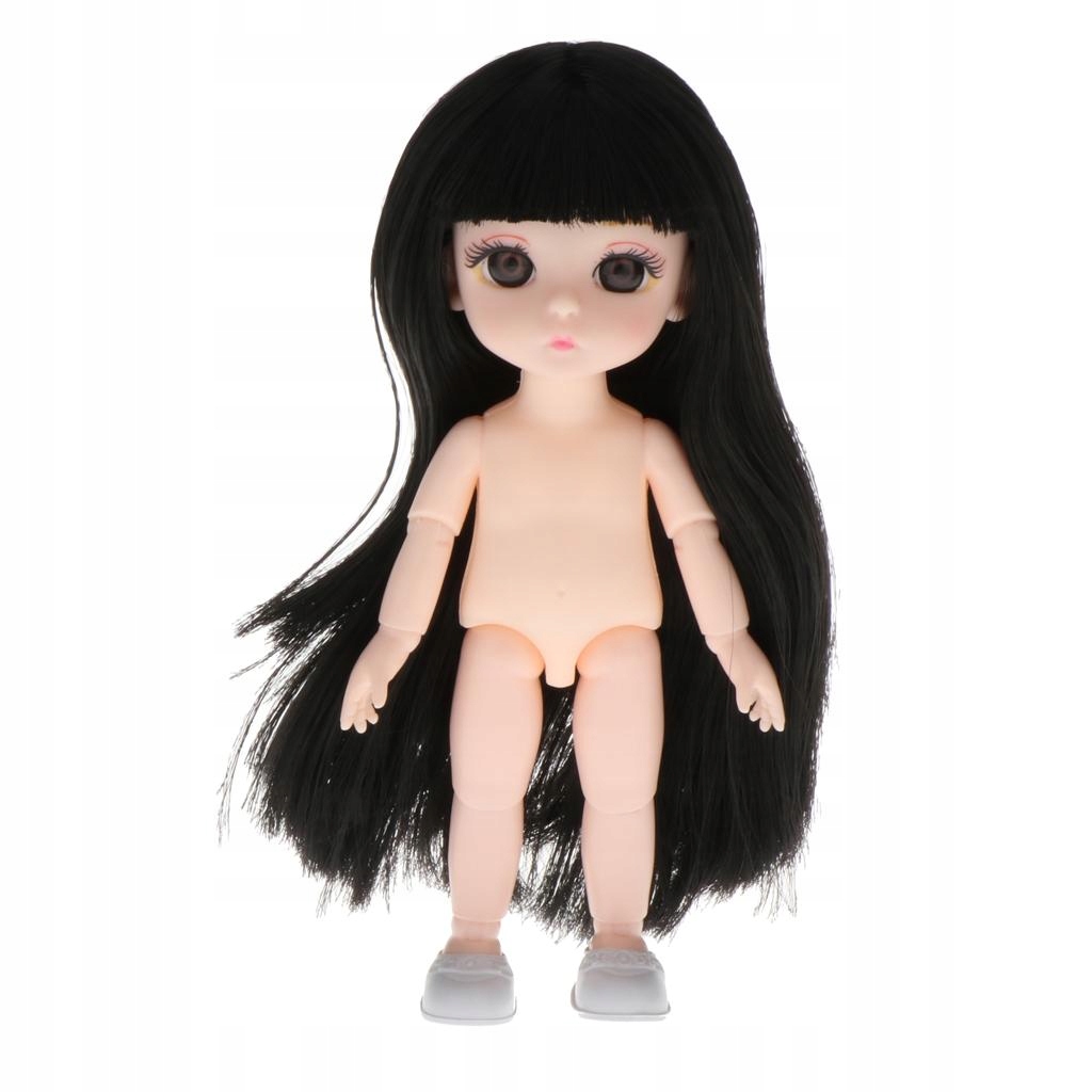 16cm Doll Body DIY Skin 13 Joints Flexible Doll Toy , Style 1