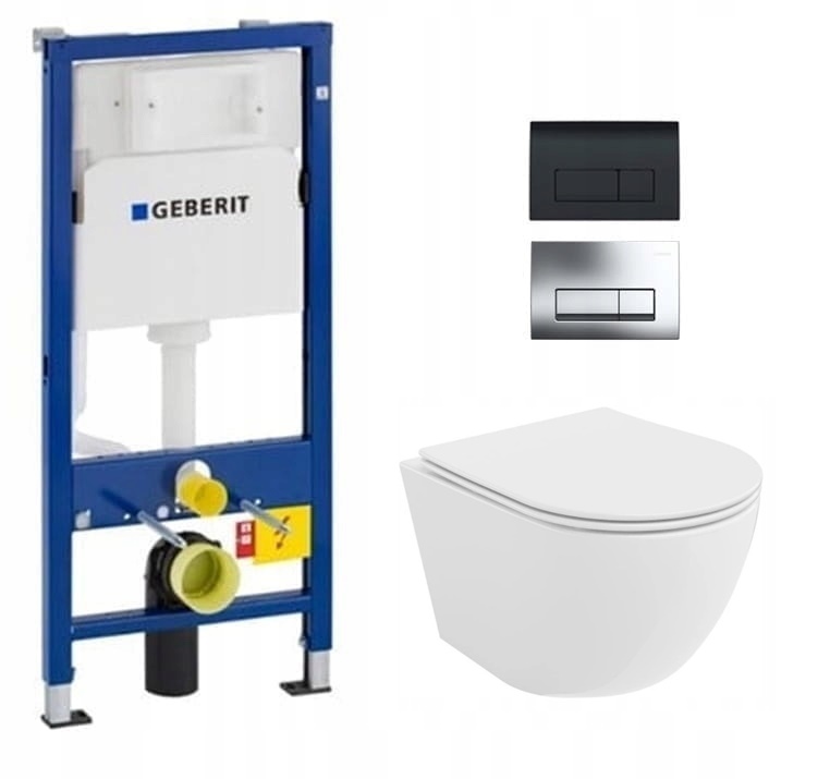 GEBERIT UP100 PRZYCISK MISA WC DESKA WOLNOOPADAJĄC