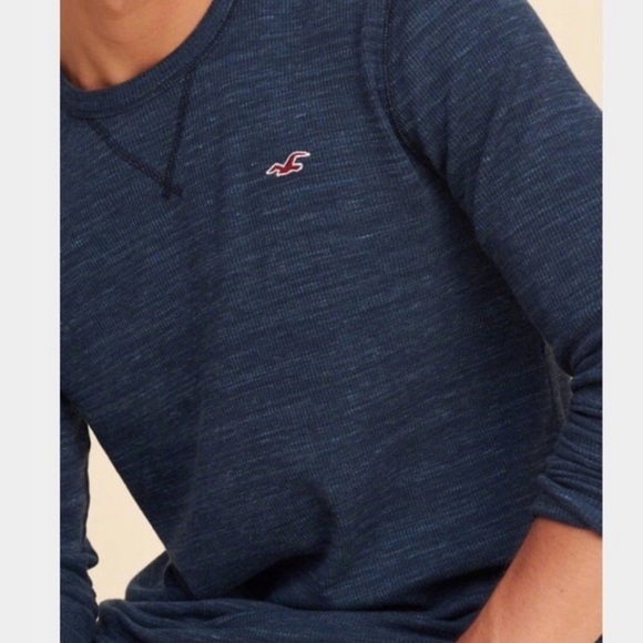 Hollister Icon Waffle Textured Longsleeve S