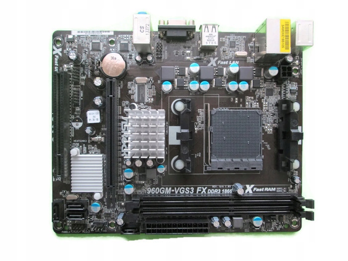 __ASRock 960GM-VGS3 FX DDR3-16GB AM3+ FX - 8920880490 - oficjalne ...