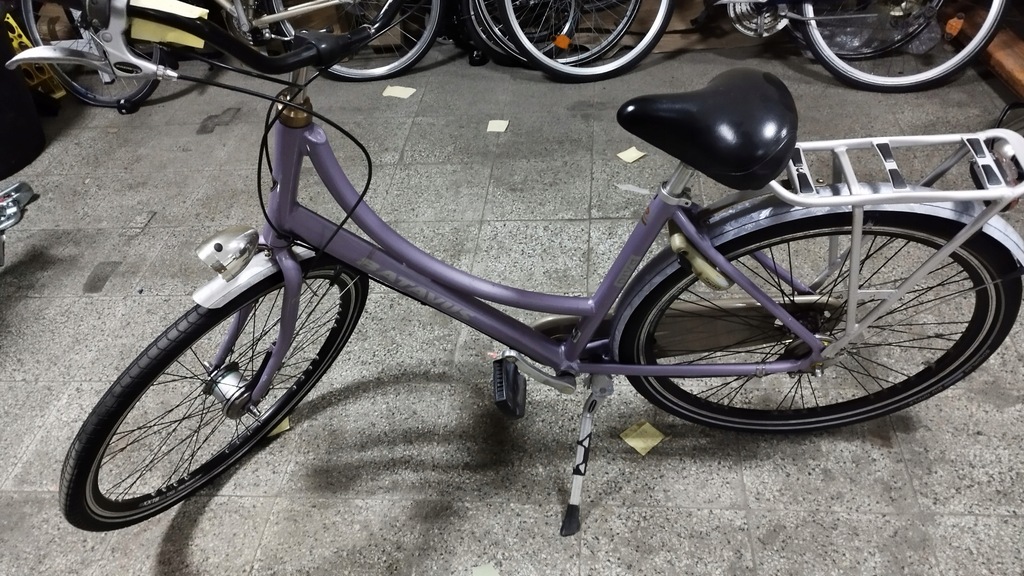 Rower miejski Batavus Diva rama 24 cale koło 28 " fioletowy