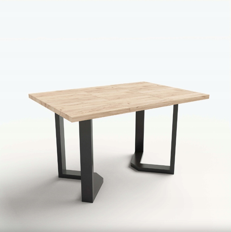 Nowość Stół rozkładany styl Loftowy STL95 90 x 130 x 90 cm Laminat