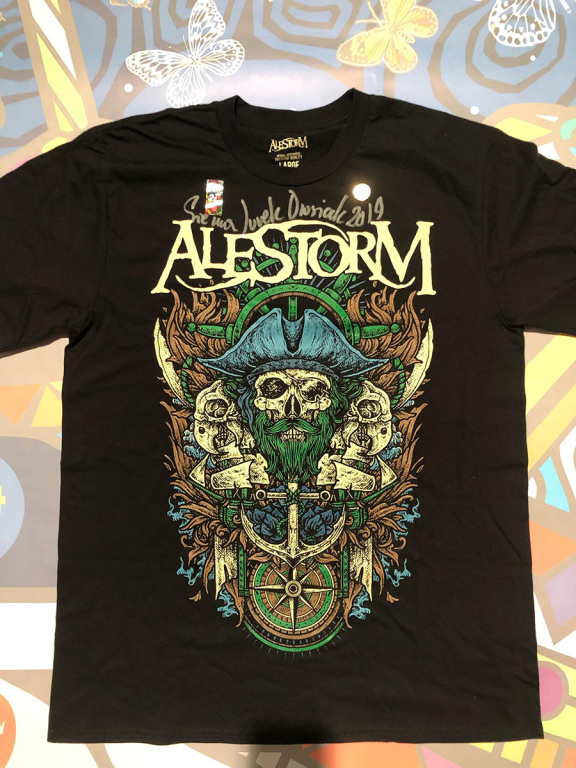 T-shirt Alestorm z autografem Jurka Owsiaka