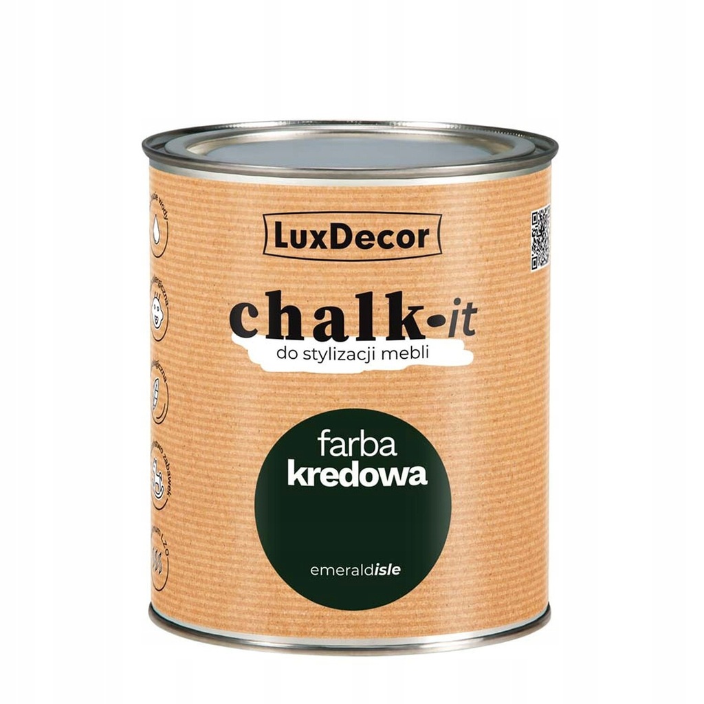 LuxDecor Farba Chalk-it Emerald 0,75l