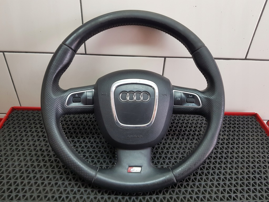 KIEROWNICA SKÓRZANA PODUSZKA AUDI A4 B8 S-LINE