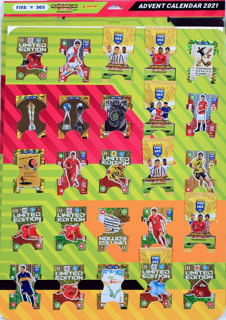 Купить Футбольные карточки FIFA 365 ADVENT CALENDAR 2021: отзывы, фото, характеристики в интерне-магазине Aredi.ru