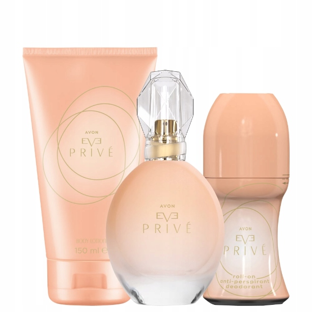 Avon zestaw Eve Prive perfumy, balsam, kulka 3w1 - 12911060130 ...