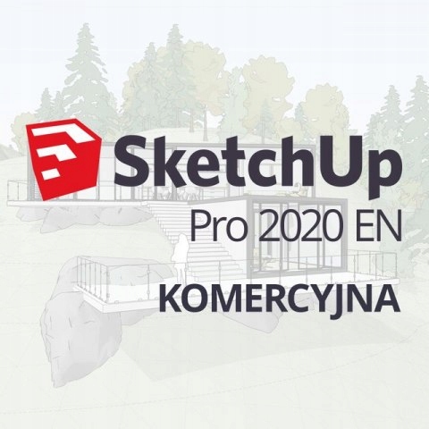 SketchUp Pro 2020 ENG BOX + ROCZNA SUBSKRYPCJA