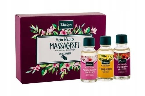 KNEIPP Massage Oil zestaw olejków do masażu 3x20ml