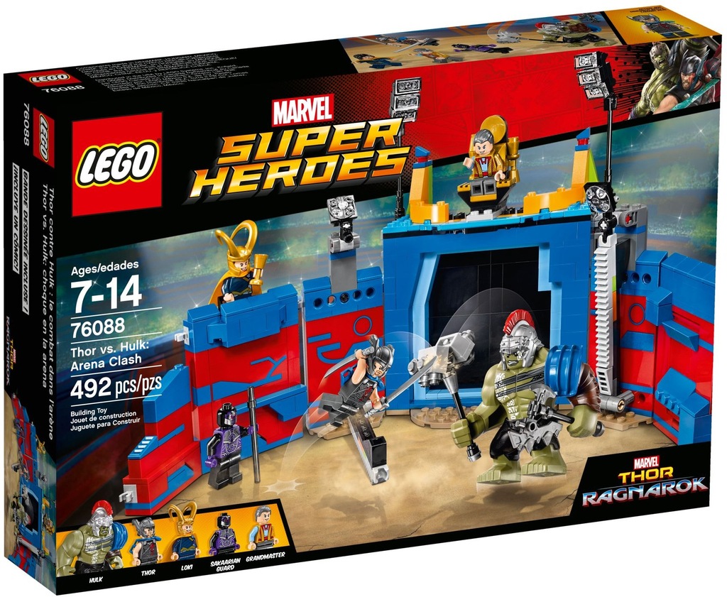 LEGO SUPER HEROES 76088 THOR VS HULK ARENA WALKI !