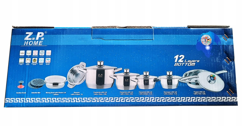 玉鋼　No.17 約300g 4個セット Komplet garnków Teiliges ZPH-200 Z.P. HOME - 14261492448