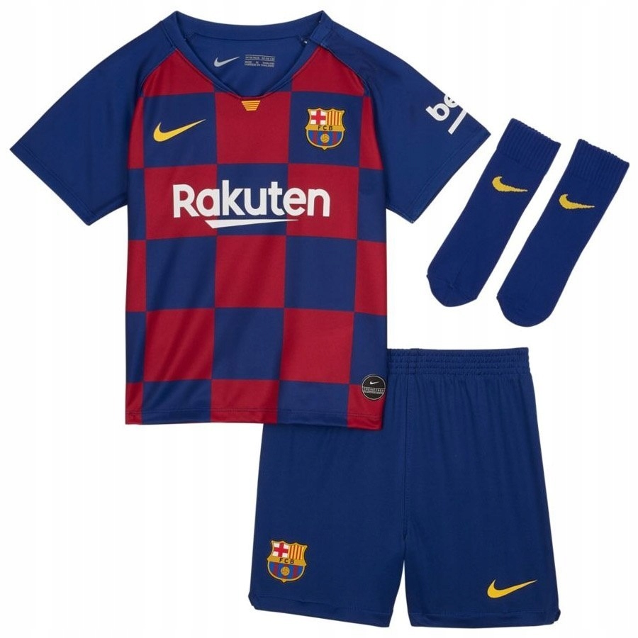 Komplet dziecięcy Nike FC Barcelona niebieski 74cm