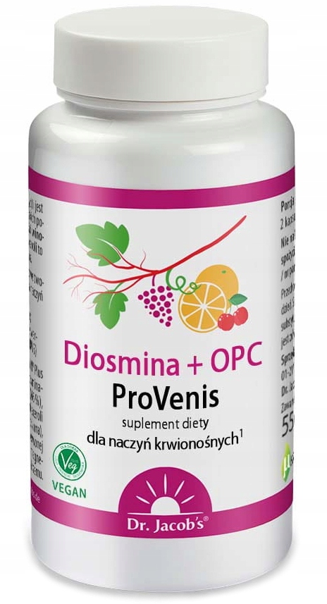 Dr Jacobs DIOSMINA + OPC polifenole Wit C KRĄŻENIE