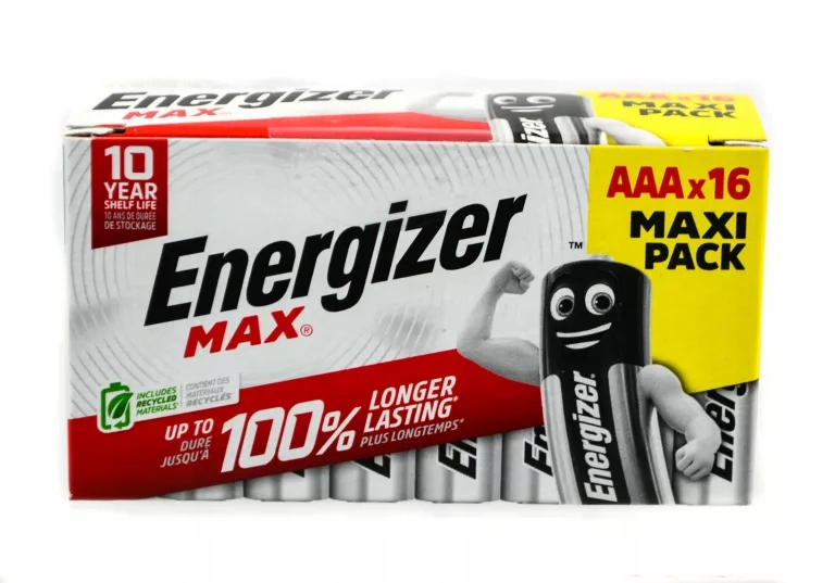 BATERIE ALKALICZNE ENERGIZER AAA (R3) 16 SZTUK