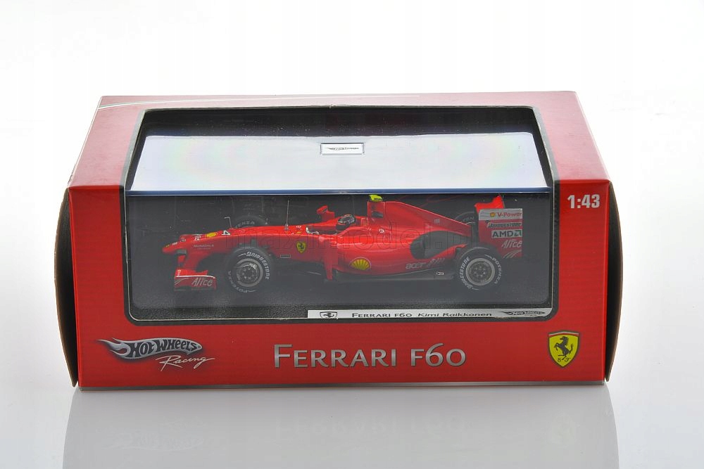 F1 FERRARI F60 Kimi Raikkonen Hot 2009 1/43 - 13674841126